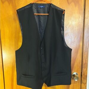 Men's Black Suit Vest by Gilberto